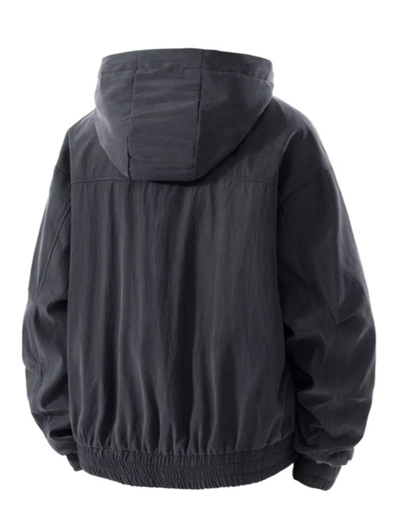 Men's Casual Hooded Lightweight Windbreaker Jacket