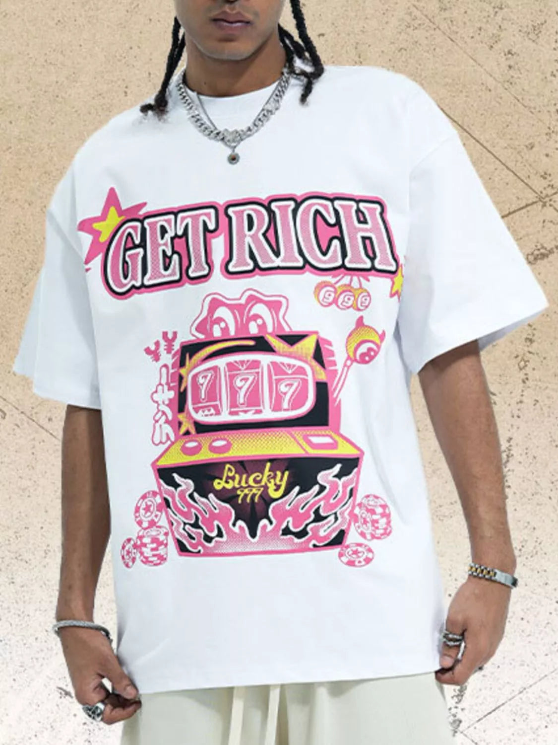 Men's Graphic Round Neck T-Shirt