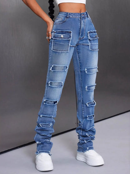 Women’s Distressed Slim Fit Jeans