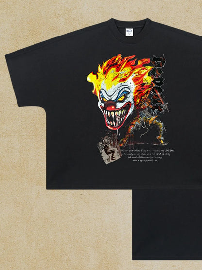Men's Graphic Round Neck Half Sleeve T-Shirt