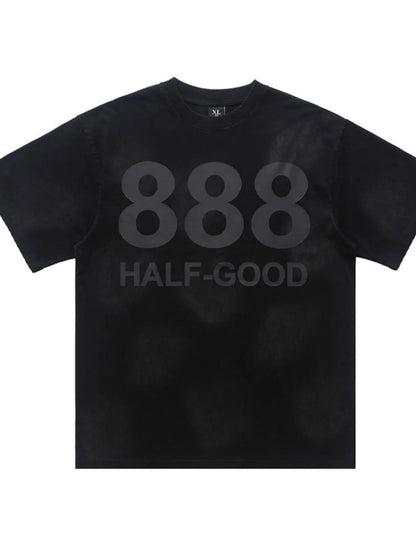 Men's 888 Half-God Graphic Washed T-Shirt