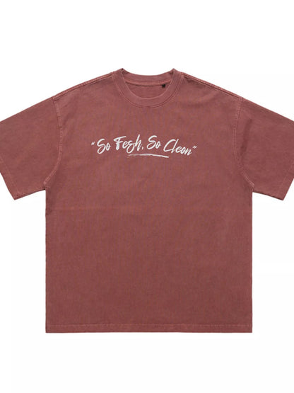 Men's Washed Graphic Oversized T-Shirt