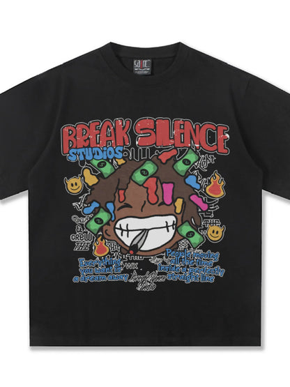 Men's Break Silence Graphic Relaxed Fit T-Shirt