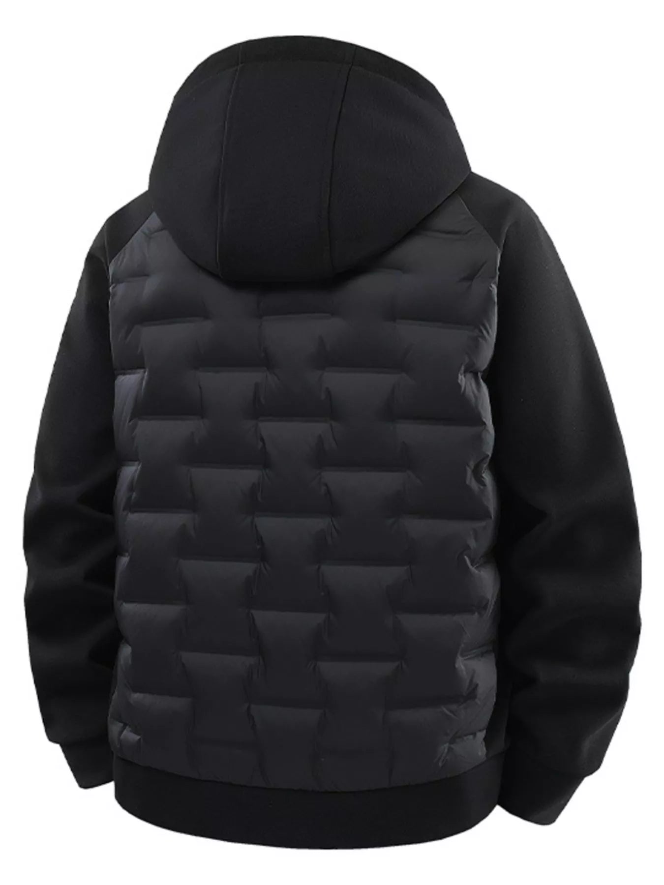 Men's Plus Size Hooded Padded Jacket