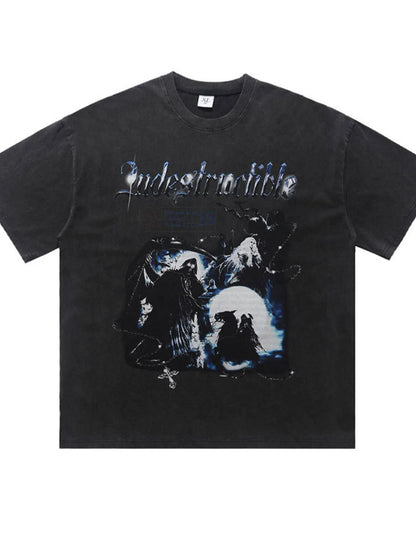 Men's Vintage Graphic Oversized T-Shirt