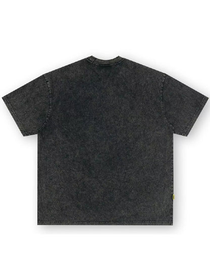 Men's Vintage Wash Graphic Oversized T-Shirt