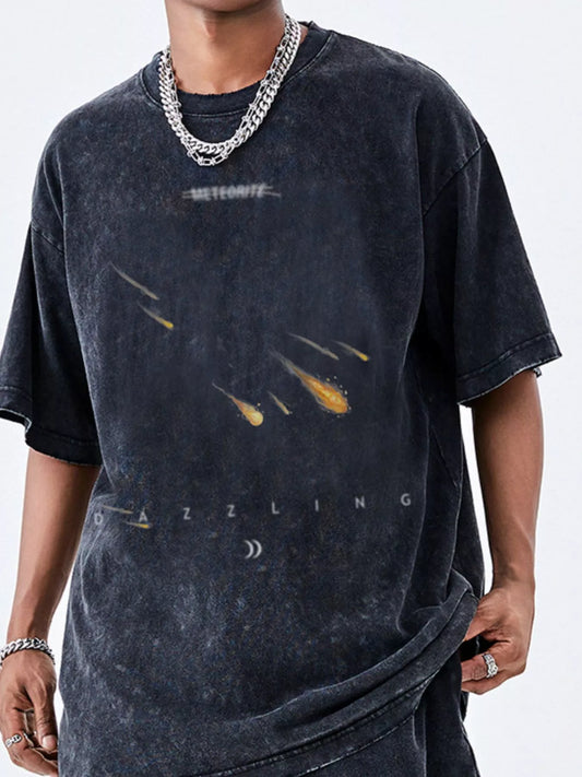 Men's Round Neck Half Sleeve T-Shirt Black