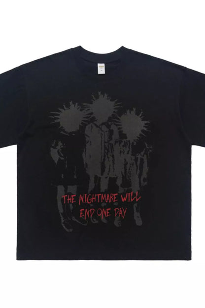 Men's Graphic Round Neck Oversized T-Shirt
