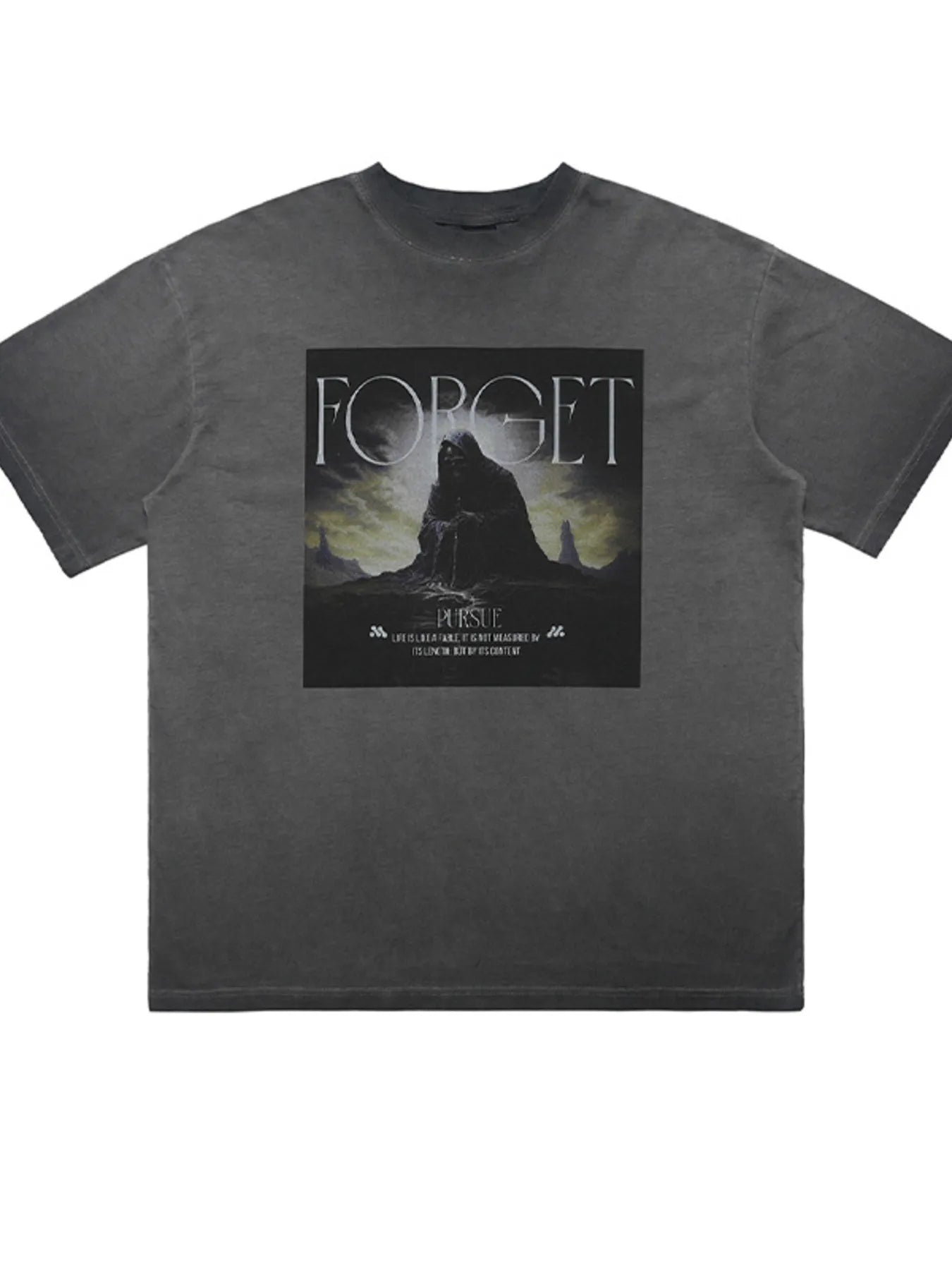 Men's Vintage Wash Graphic Oversized T-Shirt