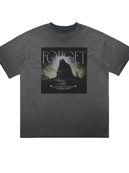 Men's Vintage Wash Graphic Oversized T-Shirt