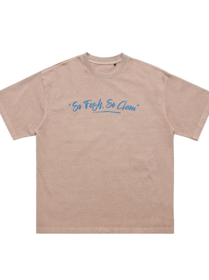 Men's Washed Graphic Oversized T-Shirt