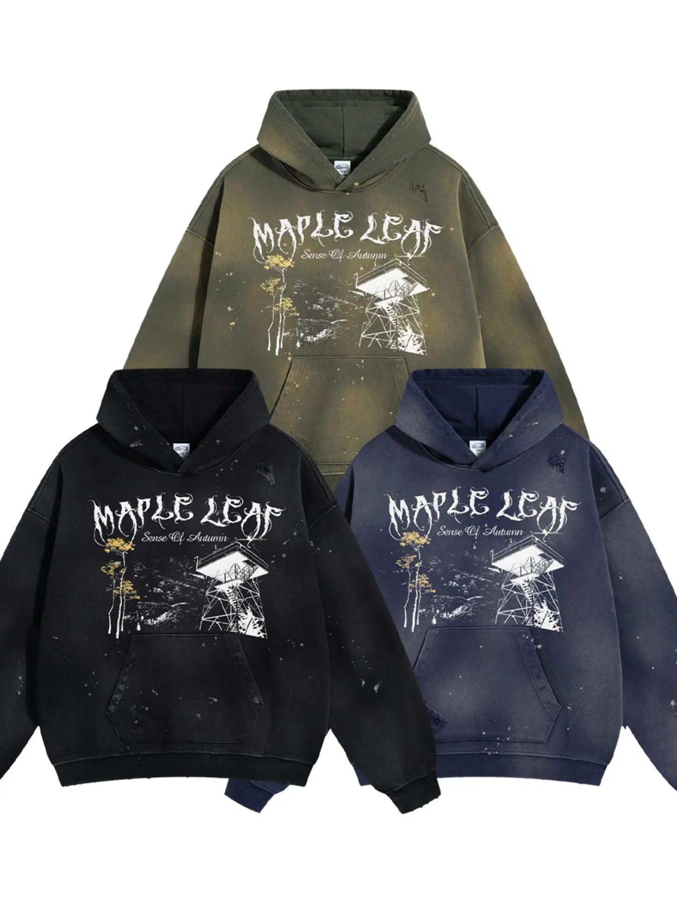 Men's Graphic Long Sleeve Hoodie