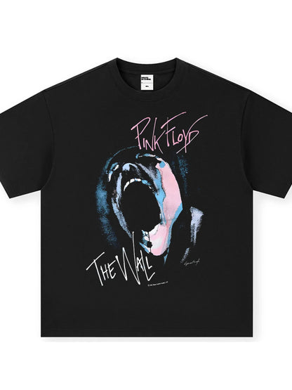 Men's Graphic Short Sleeve Oversized Washed T-Shirt