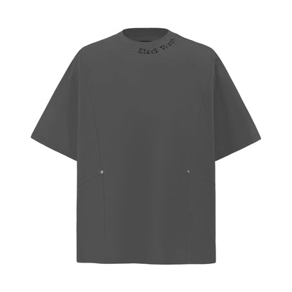 Men's Round Neck Short Sleeve T-Shirt Grey