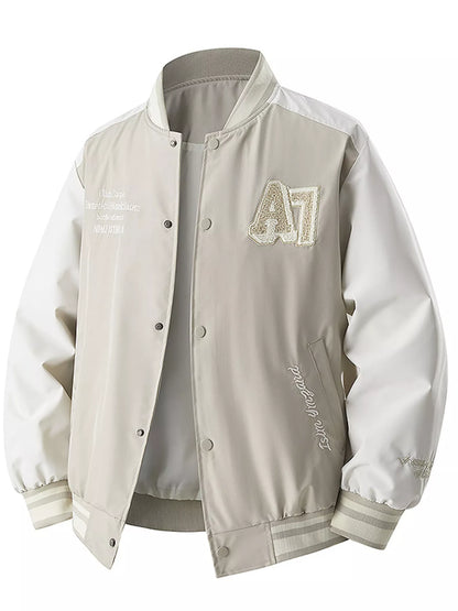 Men's Plus Size Snap Down Long Sleeve Jacket Khaki