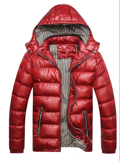 Men's Lightweight Hooded Puffer Jacket