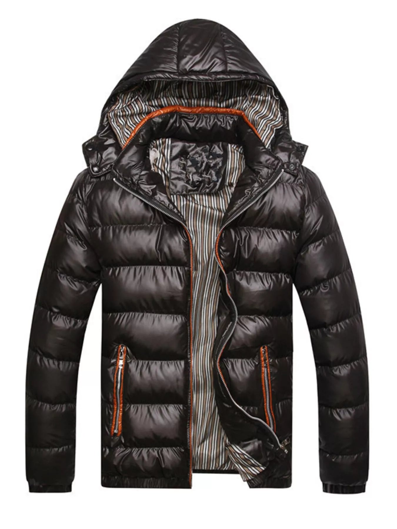 Men's Lightweight Hooded Puffer Jacket