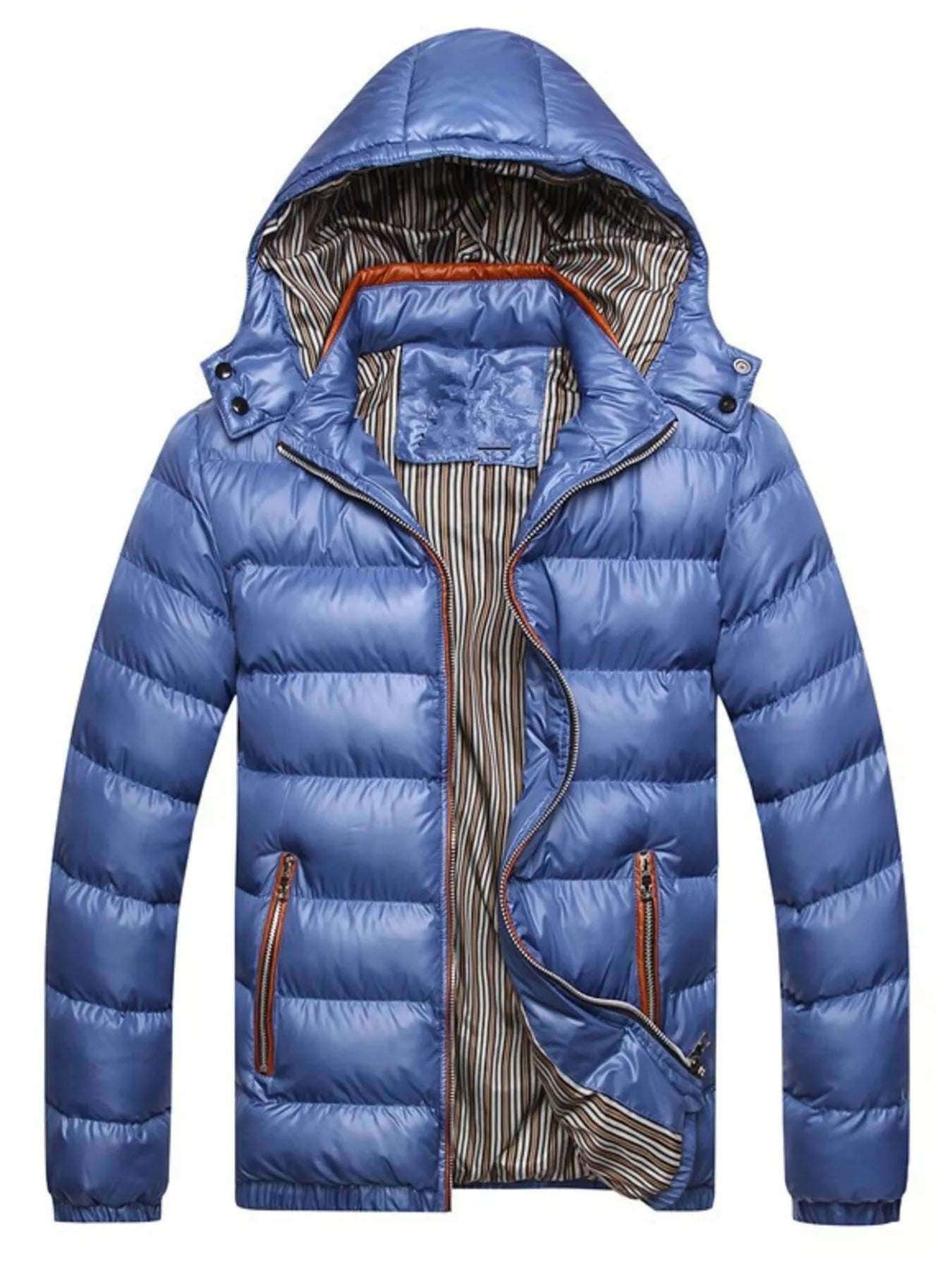 Men's Lightweight Hooded Puffer Jacket