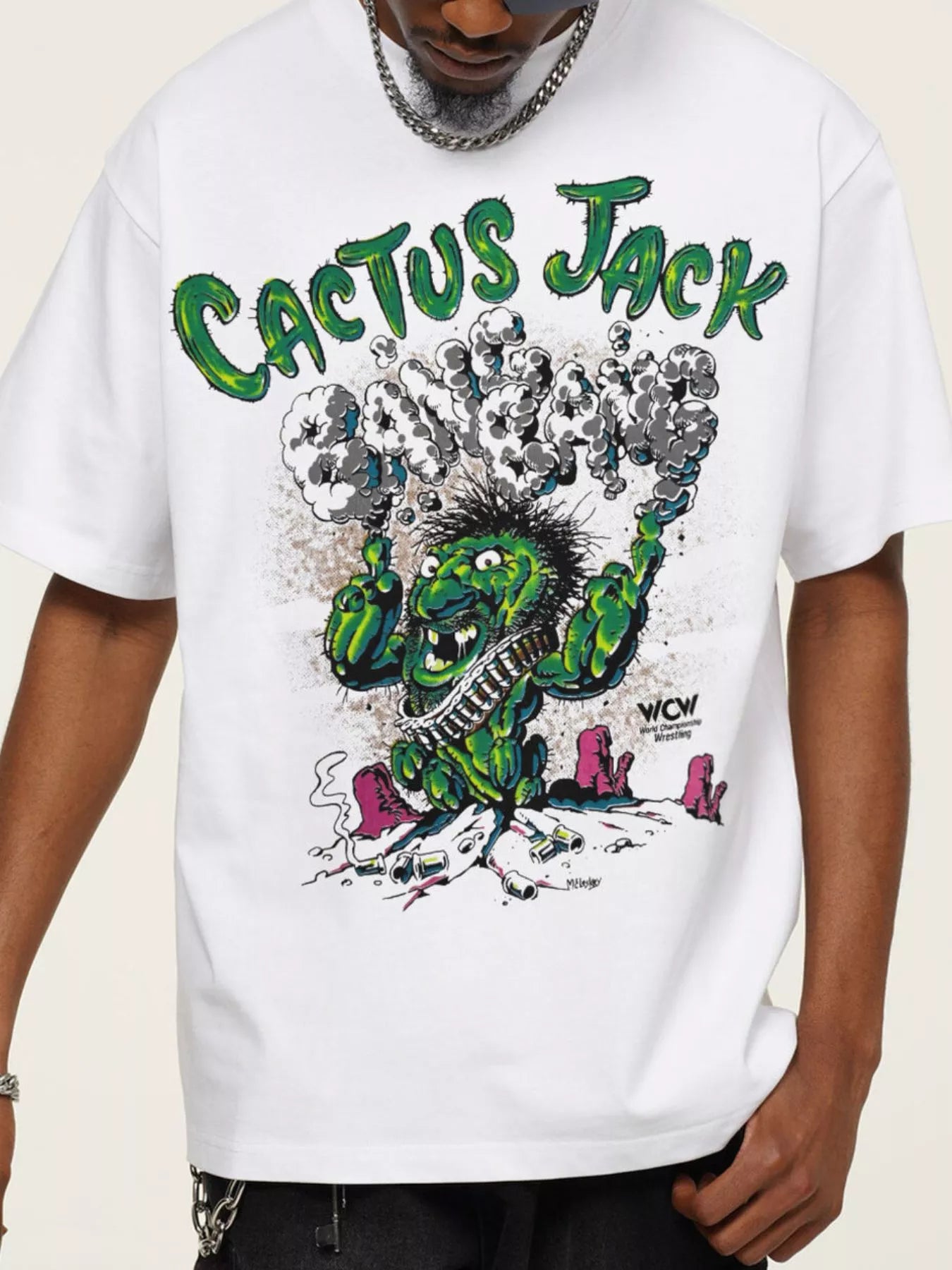 Men's Graphic Short Sleeve T-Shirt White