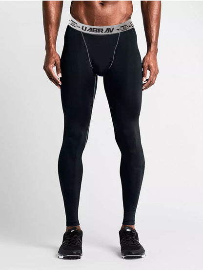 Men's Breathable Active Leggings Black