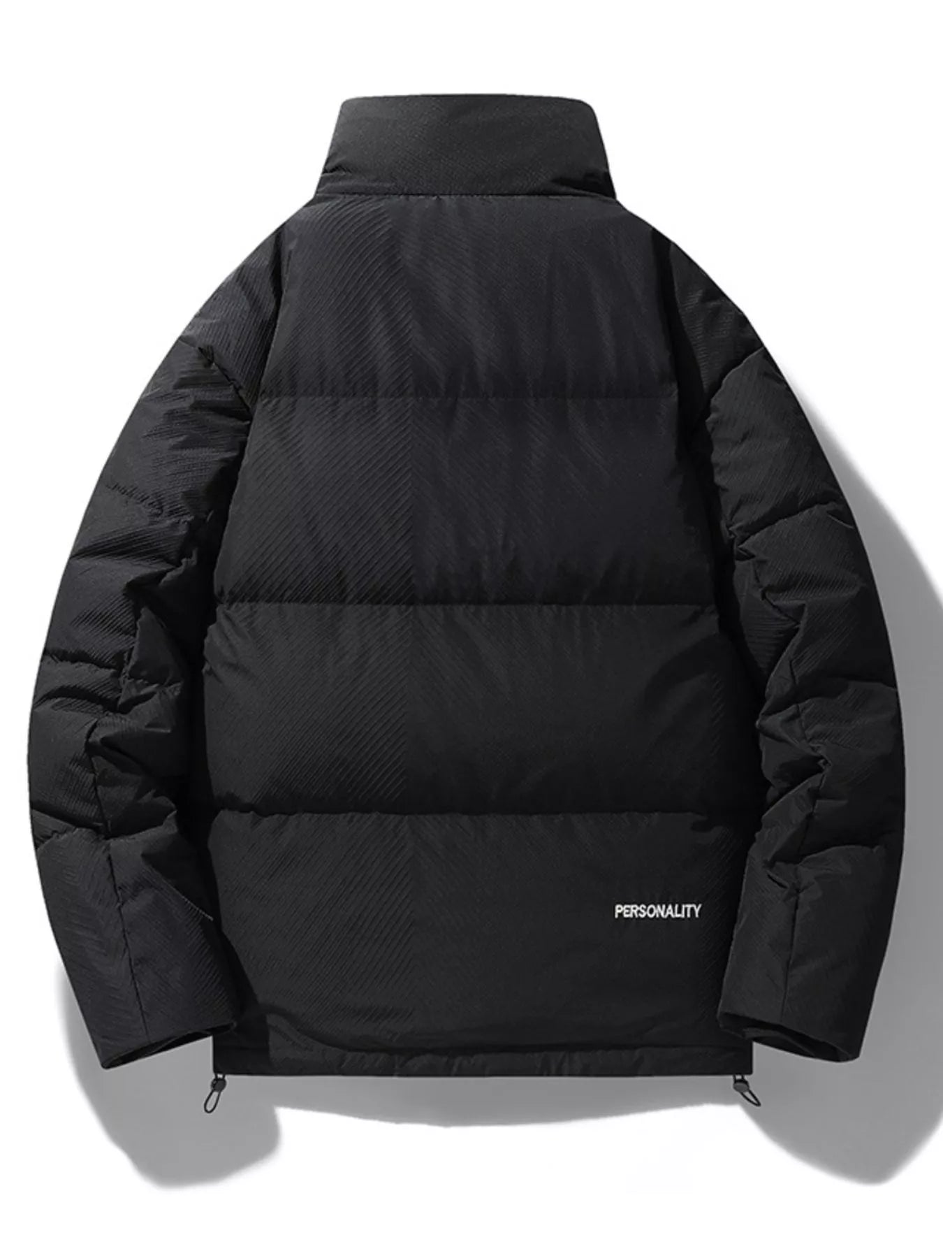 Men's Plus Size Zip Up Padded Puffer Jacket