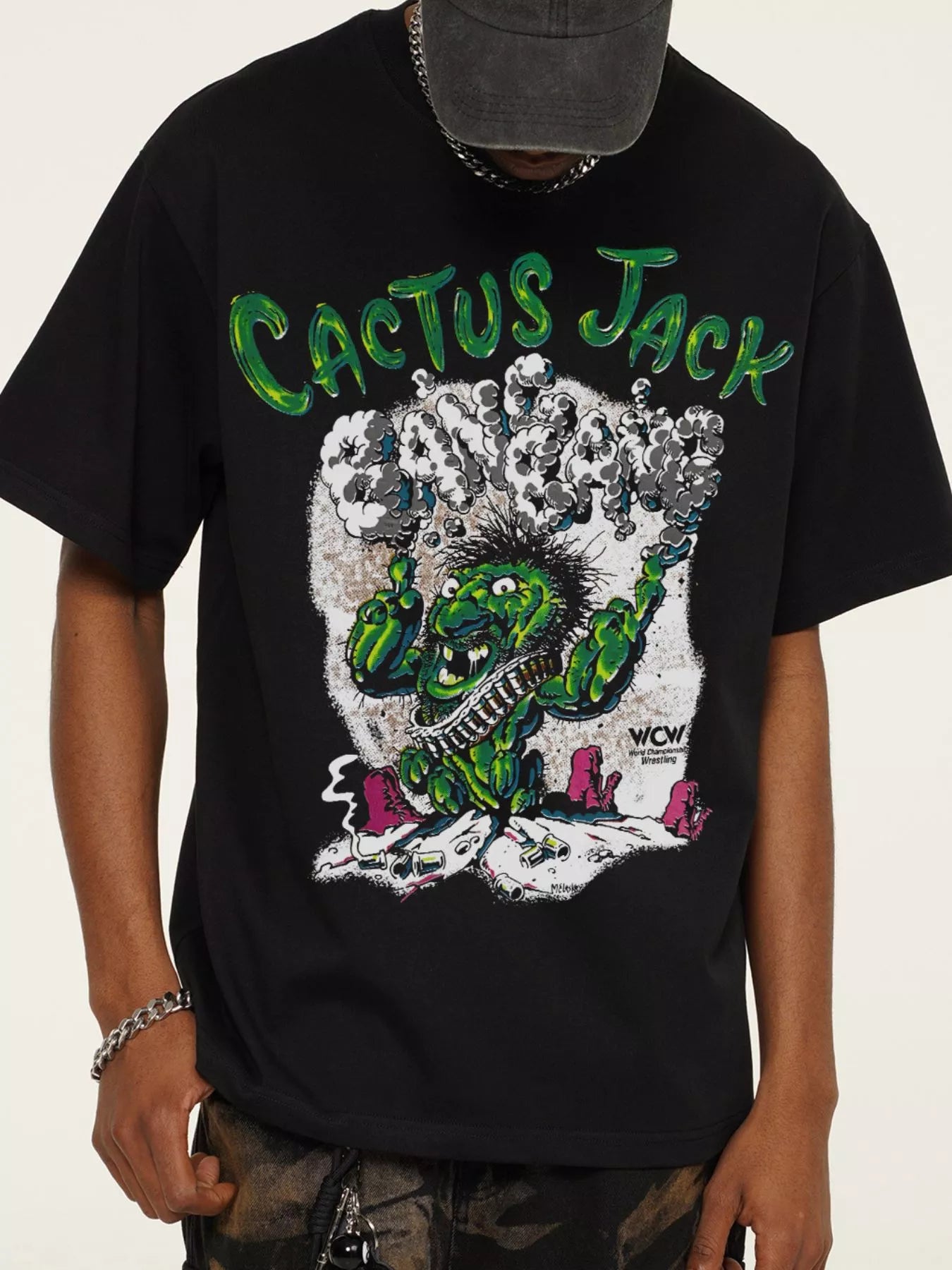Men's Graphic Short Sleeve T-Shirt Black